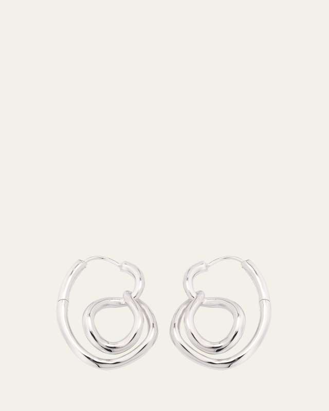 Creole Lasso Hoop Earrings